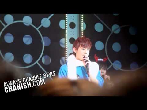 Fancam 111219 teen top talk & live in Japan - all i want for christmas is you (chunji focus)