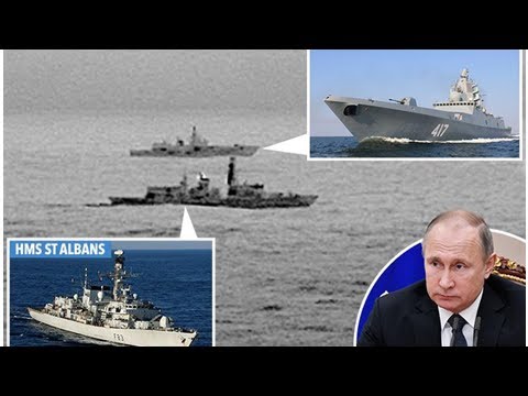 HMS St Albans shadows Russian warship on Christmas Day