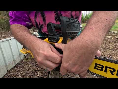 Issues with Dewalt 18" 60v Chainsaw? (DCCS672X1)