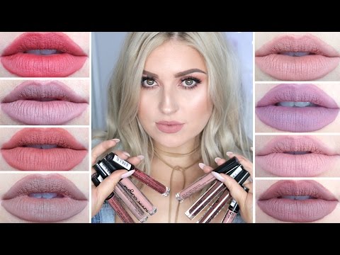 NYX Lip Lingerie Swatches! ♡ Review, First Impression & Lip Swatches Video