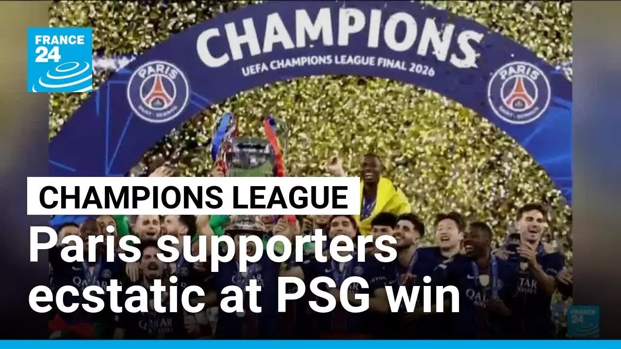 PSG win Champions League back-to-back, Paris supporters ecstatic • FRANCE 24 English