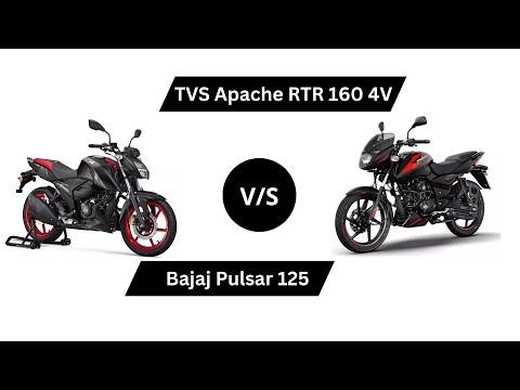 TVS Apache RTR 160 4V vs Bajaj Pulsar 125 🏍️