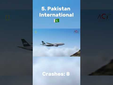 Top 5 Airlines With The Most Crashes. 😥
