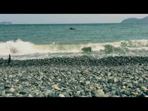 Hakdong pebbles beach and windy hill skorea,geoje