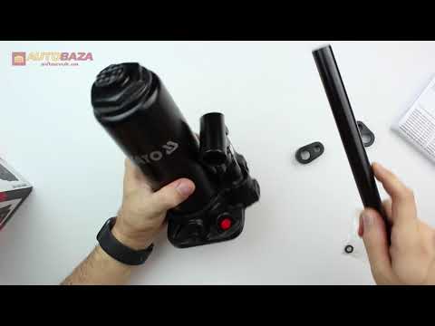 Домкрат гидравлический бутылочный YATO 5 т, высота 216-413 мм (YT-17002) Домкрат гидравлический бутылочный YATO 5 т, высота 216-413 мм (YT-17002)