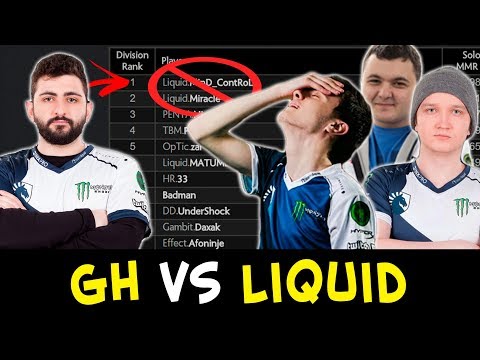 GH trying kick Liquid from TOP MMR — Miracle, Matu, Mind_Control