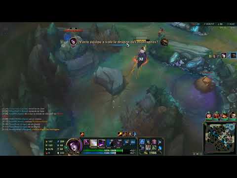 Dragon steal with Morgana W (+ Liandry's Torment + Demonic Embrace)