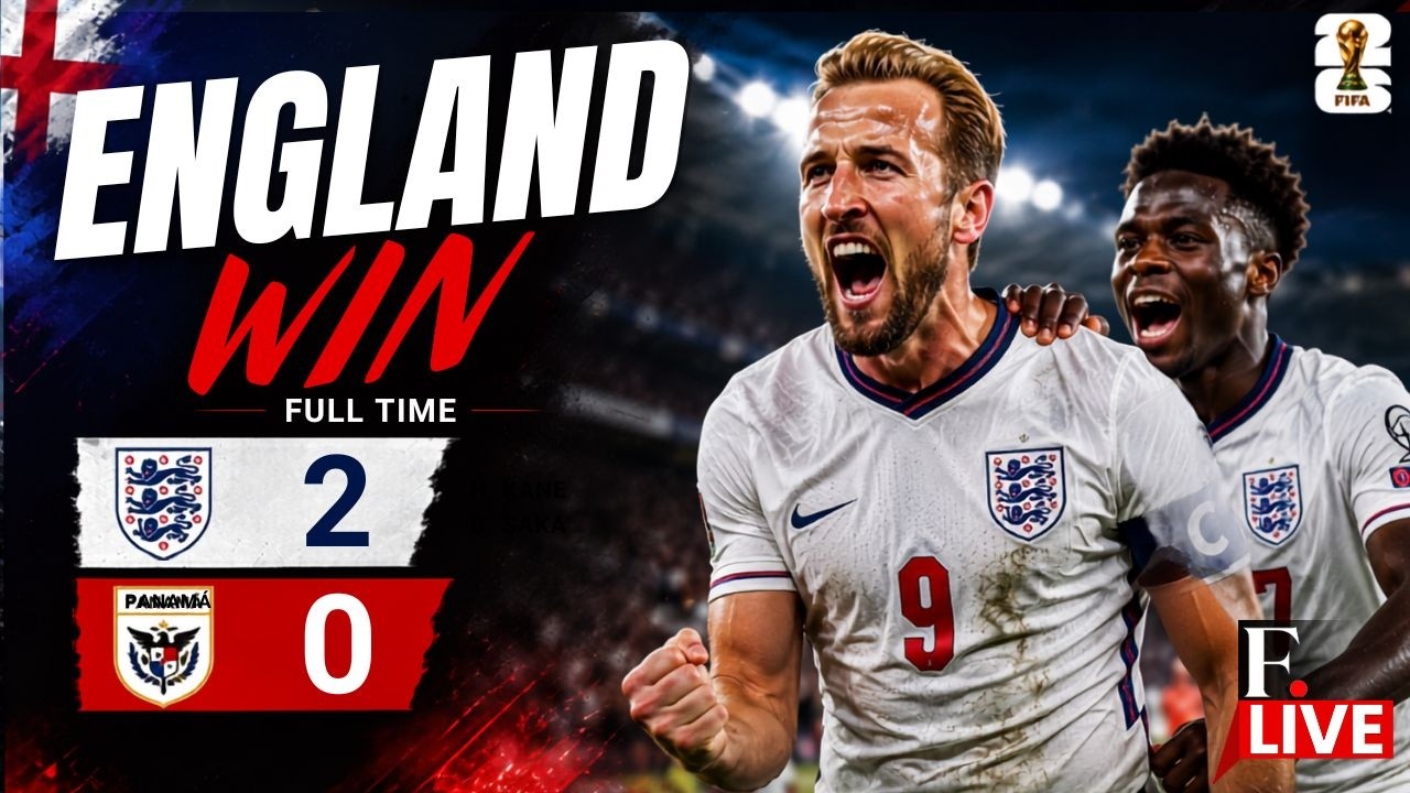 🔴Bellingham Brilliance Sees England Top Group L After Panama Win | FIFA World Cup LIVE 2026