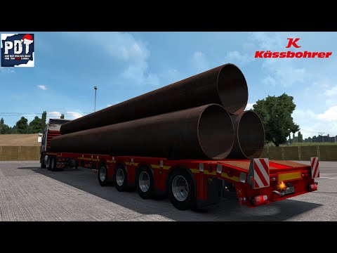 ✅[ETS2. V1.36]...PDT...Kässbohrer Trailer Pack v1.0 by VirtualServiceETS2 *Promo Video*