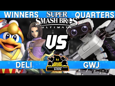 Smash Ultimate Tournament Winners Quarters - Deli (Hero / DDD) vs GwJ (ROB) - CNB 208