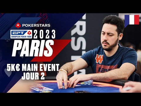 EPT Paris 2023 5K € MAIN EVENT - Jour 2 Cards Up commenté par Benny & Yu ♠️ PokerStars en Français