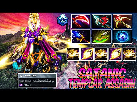 Satanic Masterclass Templar Assasin 19 Kills - Dota 2 Pro Gameplay