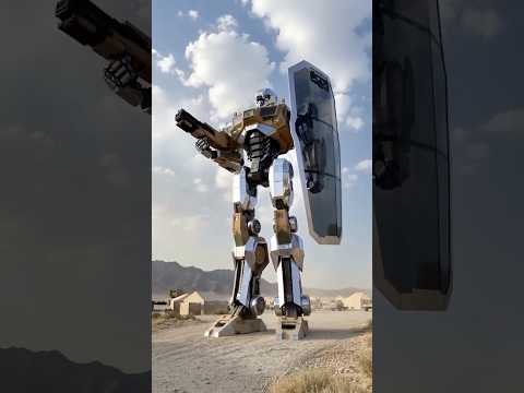 Military weapons testing and simulation imagery. (sci-fi) #robot #military