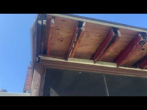Enclosed Porch Getting Destroyed by Carpenter Bees in Watchung, NJ