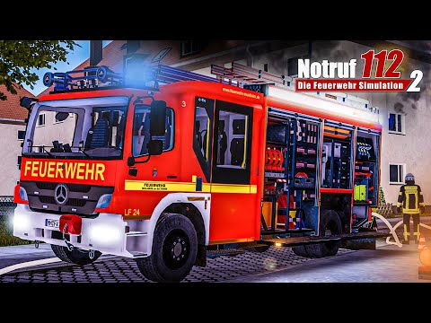 NOTRUF 112 #2: Wohnung in Vollbrand am frühen Morgen - Löschzug im Einsatz | Feuerwehr Simulation 2