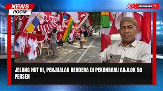 Pedagang Bendera Keluhkan Penurunan Omzet