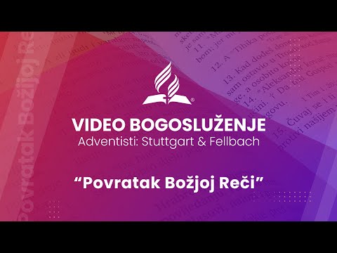 2. Online Bogosluženje, Subota 04.04.2020