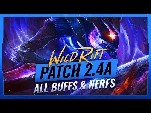 ALL Patch 2.4A BUFFS & NERFS (Thresh Release) - Wild Rift (LoL Mobile)