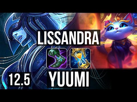 LISSANDRA & Twitch vs YUUMI & Zeri (SUP) | 5/0/9, 900+ games | KR Diamond | 12.5