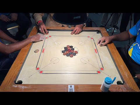 8th Carrom World Championship - MTC Finals - Ind vs SL - Prashant  vs Nishantha