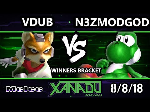S@X 262 SSBM - Vdub (Fox) Vs. n3zModGod (Yoshi) Smash Melee Winners Bracket