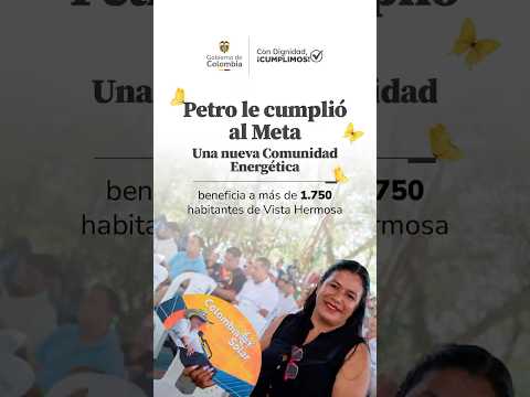 #ComunidadEnergética de Vista Hermosa beneficiará a más de 1.750 habitantes con energía más barata.