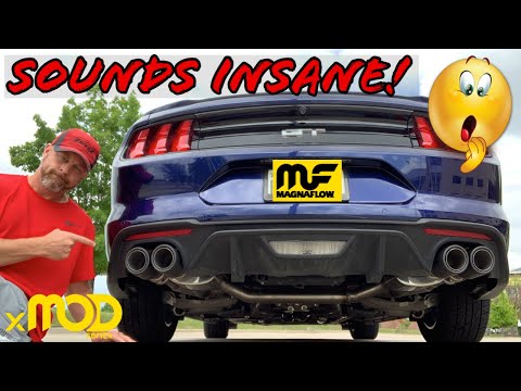 The Most Insane Mustang Exhaust Yet.. Magnaflow's Xmod.. Wow!!