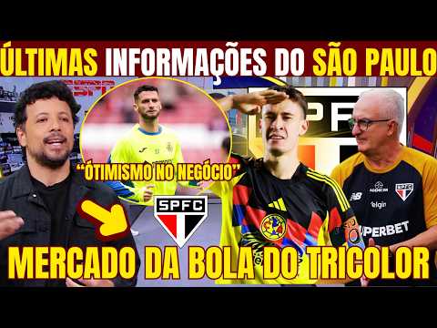 ÚLTIMAS INFORMAÇÕES DO SÃO PAULO! RODRIGO DOURADO ALVO DO TRICOLOR! ZAGUEIRO PRÓXIMO DO ACORDO!