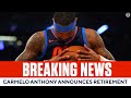 Carmelo Anthony announces retirement after 19 seasons in the NBA | CBS Sports
