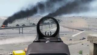 May 2! On Ukraine Bridge, Russian Laser Tanks Trap Simulation – ARMA 3