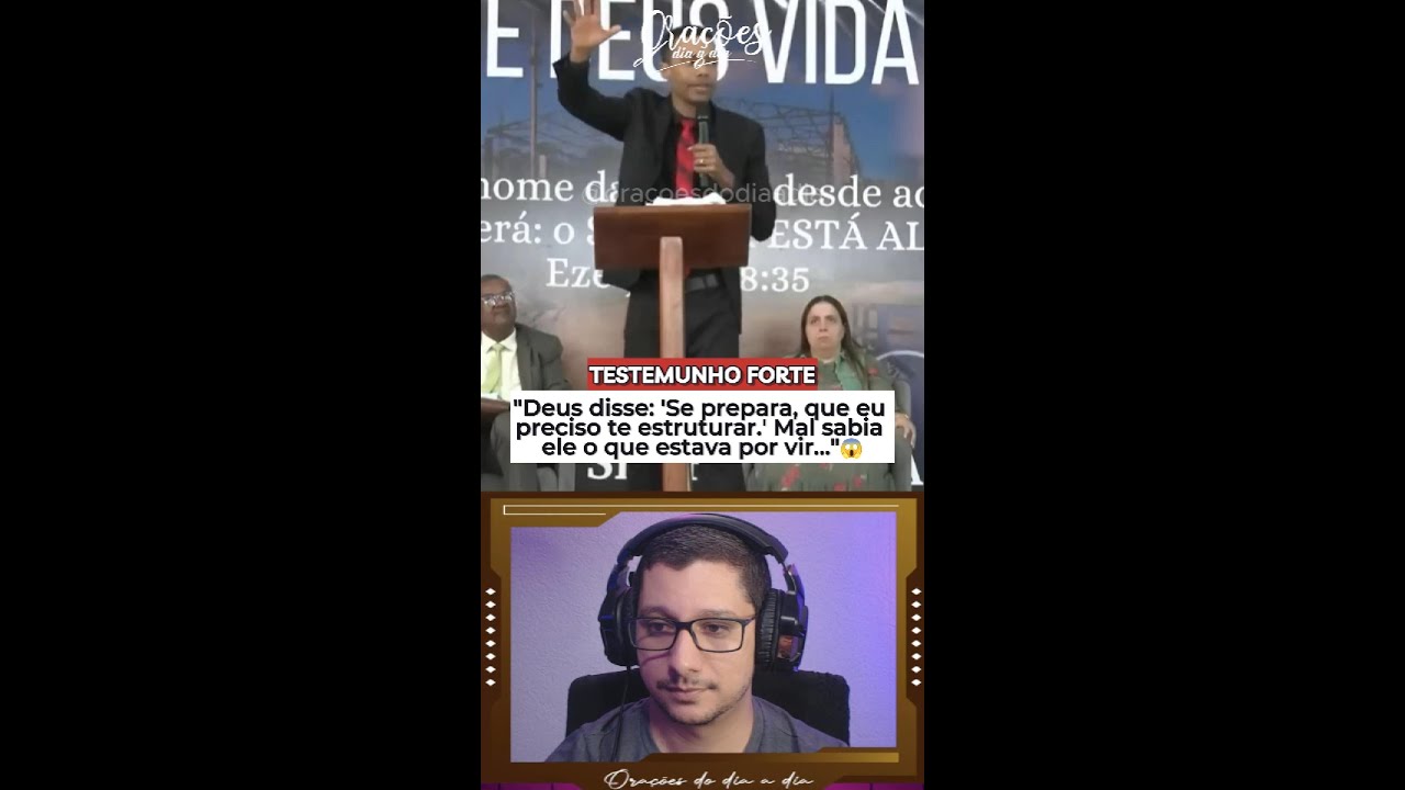 ✔️"DEUS DISSE: 'SE PREPARA, QUE EU PRECISO TE ESTRUTURAR.' MAL SABIA ELE O QUE ESTAVA POR VIR..."