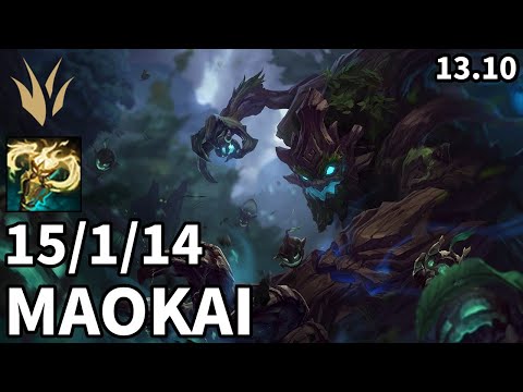 Maokai Jungle vs Kha'Zix - EUW Master | Patch 13.10