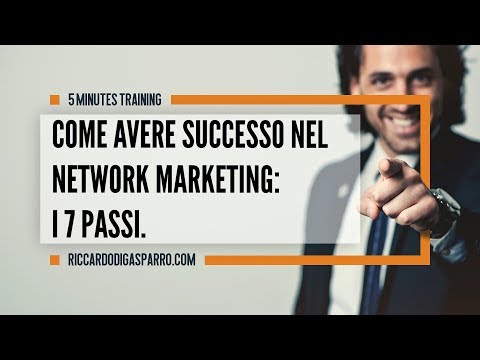 , title : 'Come avere successo nel Network Marketing: i 7 passi. 5 Minutes FB Live Training'