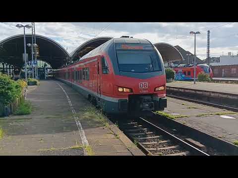 Ausfahrt RE42 in M'gladbach Hbf nach Münster(Westf) Hbf
