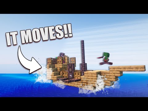 REAL BOATS! I found the best Minecraft mod! (Minecraft Revolutions SMP)
