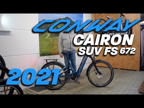 Conway Cairon SUV FS 627 e-Bike Tiefeinsteiger Fully | Modell: 2021 | Welt Neuheit!