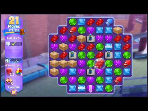 Wonka's World of Candy Level 386 - NO BOOSTERS + FULL STORY 🍫 | SKILLGAMING ✔️