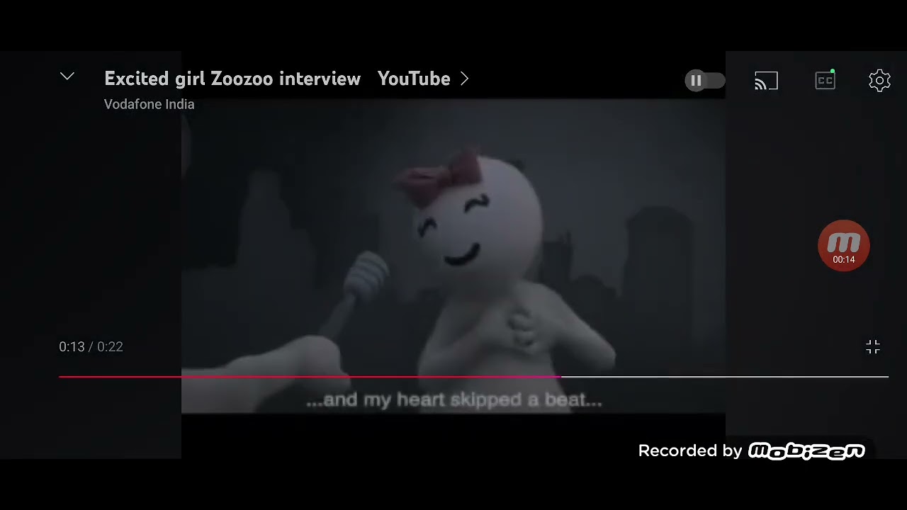 Excited girl Zoozoo interview - video 5