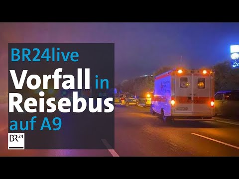 BR24live: Festnahme nach mutmaßlicher Geiselnahme in Reisebus auf A9 | BR24