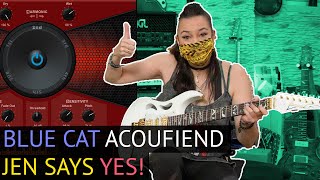 Video thumbnail for Jen Majura has INFINITE SUSTAIN!? | Blue Cat Acoufiend and Axiom by Adam Steel