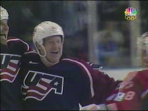 Phil Housley Goal - USA vs. Russia, 2002 Olympics SEMIFINALS
