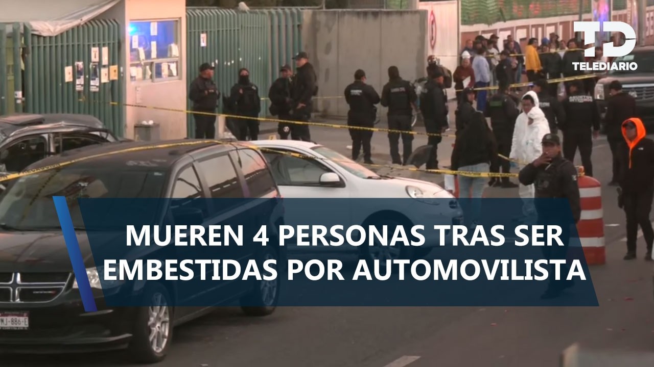 Automovilista atropella a familias afuera de hospital en Tecámac; hay 4 muertos y 7 heridos