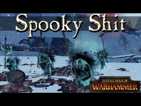 Cairn Wraiths vs Chaos Warriors and Marauders - Total War Warhammer Mechanics