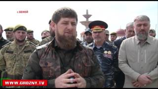 Рамзан Кадыров встретился с личным составом ОМВД России по Ножай-Юртовскому району
