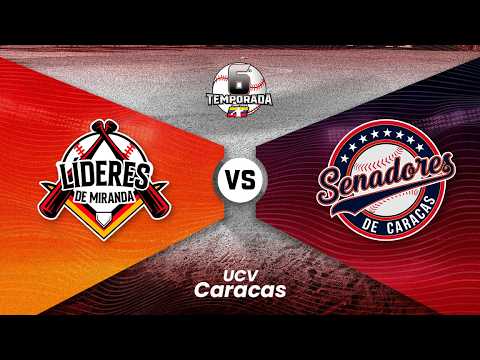 Líderes de Miranda vs Senadores de Caracas | Estadio Universitario | LMBP (18/06/26).
