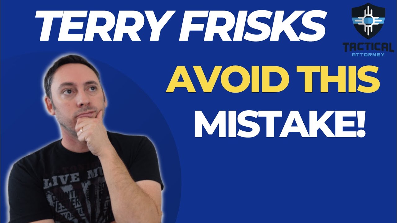 What Are The Requirements For a Terry Frisk? - YouTube