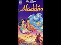 Opening Closing To Aladdin 1994 VHS Australia ABC For Kids Version