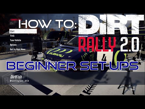 Dirt Rally 2.0 Beginner Set-up Tips