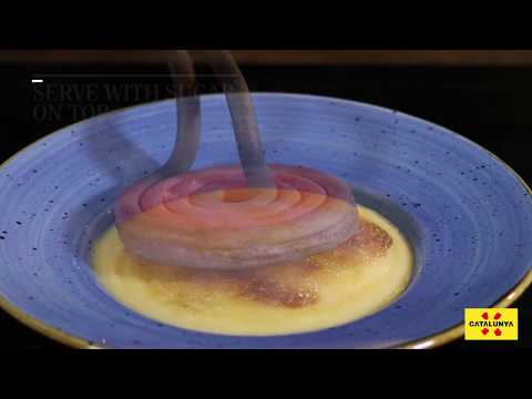 “Crema Catalana with caramelised crust” Recipe by Joan Pallarés. Gastronomic Hotel Can Boix