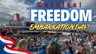 Carnival Freedom | Embarkation Day’s are the BEST!